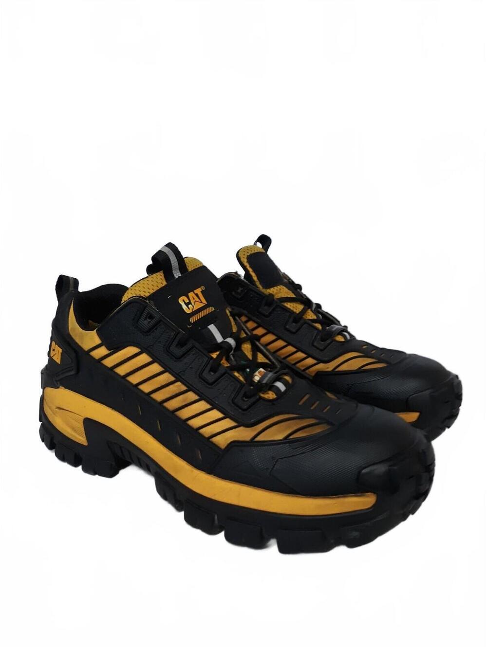 Caterpillar CAT Invader Mecha Men's Composite Toe Work Shoes Size 11 W Yellow